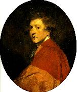 Sir Joshua Reynolds self-portrait in doctoral robes oil on canvas